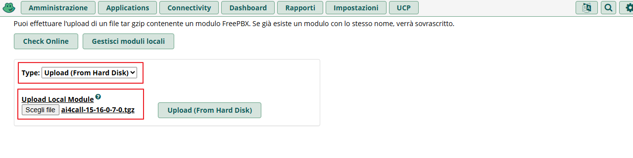 AI4CALL per FreePBX