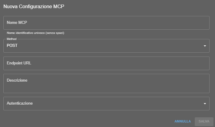 Creazione MCP Server