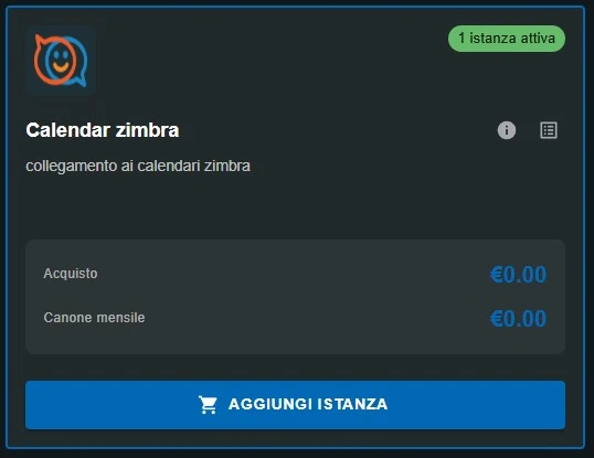 Configurazione del plugin Zimbra Calendar in AI4CALL